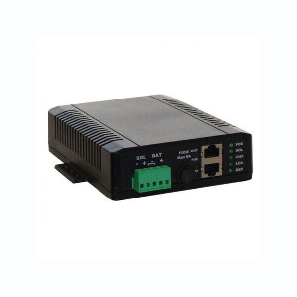PWM Solar Chrg, 12V 8A, 24V 30W Pasv PoE, Tycon Systems, Mfr#: TP-SCPOE-1224